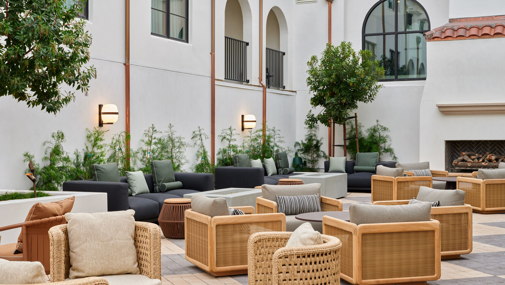 Courtyard Lounging