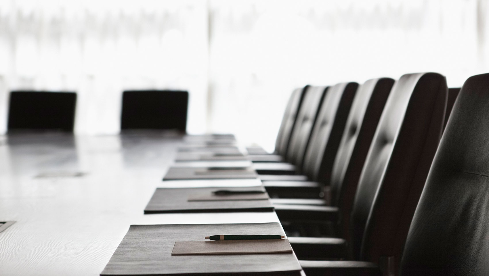 conference room table and chairs