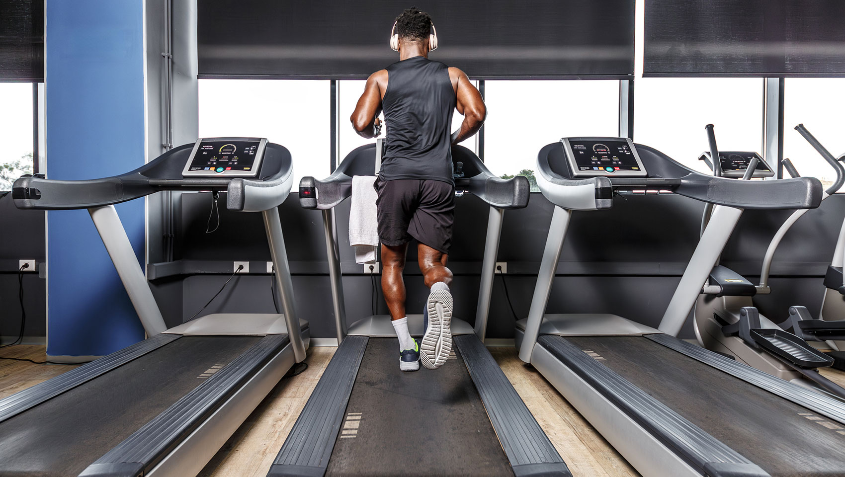 man on treadmill