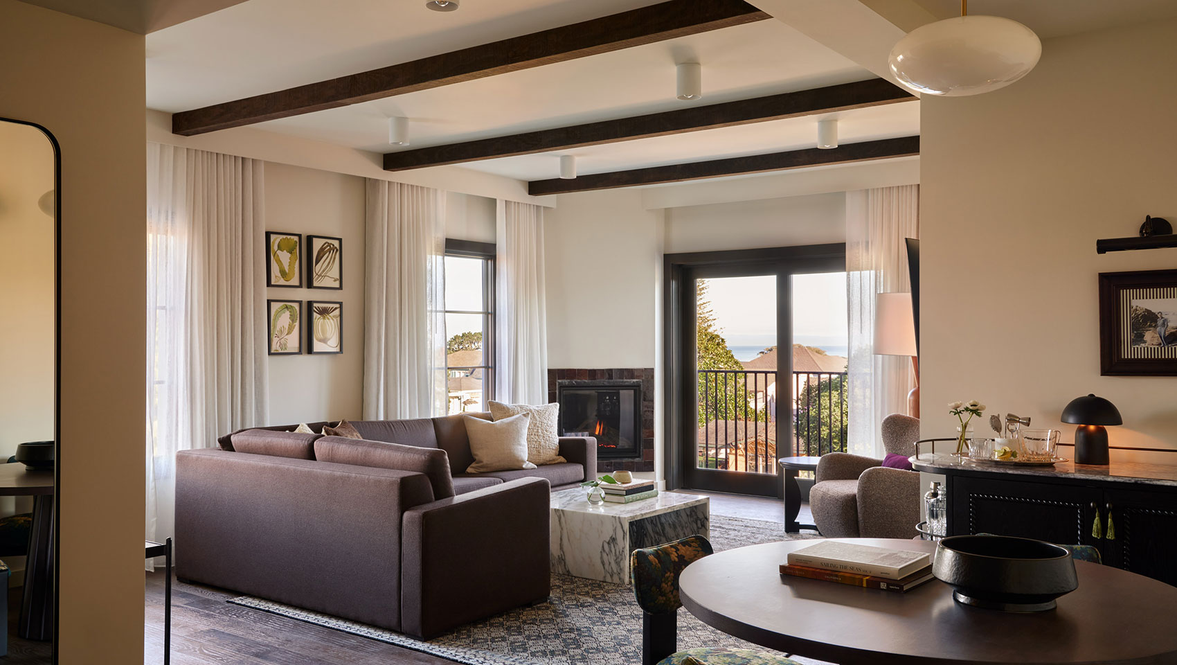 One Bedroom Suite Dining and Living Area