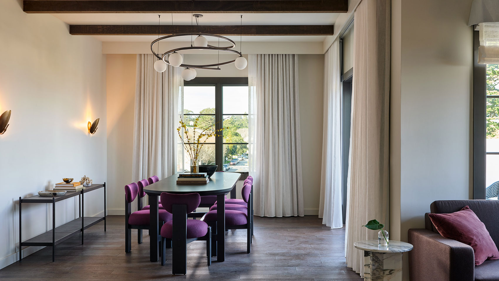 One Bedroom Suite Terrace Fireplace Dining Area