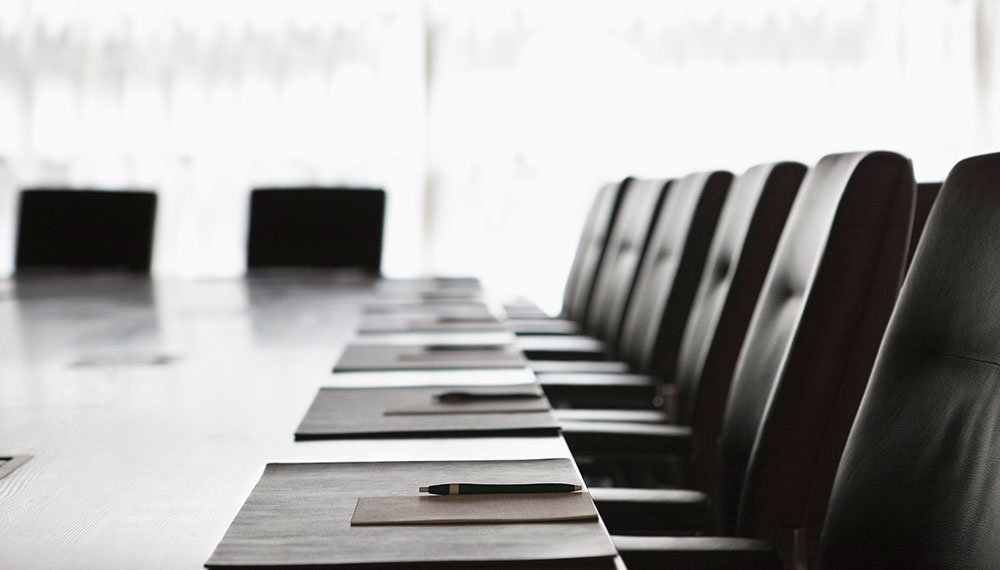 conference room table and chairs